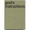 God's Instructions door Walk the Talk Ministries