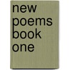 New Poems Book One door Charles Bukowski