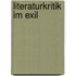 Literaturkritik Im Exil
