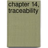Chapter 14, Traceability by Y. Pico