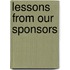 Lessons from Our Sponsors