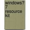 Windows� 7 Resource Kit door Tony Northrup