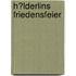 H�Lderlins Friedensfeier