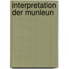 Interpretation Der Munleun door Hilke Dahinten