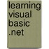 Learning Visual Basic .Net