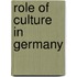 Role of Culture in Germany