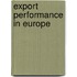 Export Performance in Europe