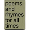 Poems and Rhymes for All Times door Natalie Mason