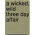A Wicked, Wild Three Day Affair