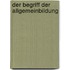 Der Begriff Der Allgemeinbildung