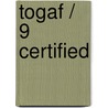 Togaf / 9 Certified door The The Open Group