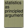 Statistics As Principled Argument by Robert P. Abelson