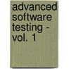 Advanced Software Testing - Vol. 1 door Rex Black
