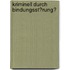Kriminell Durch Bindungsst�Rung?