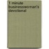 1 Minute Businesswoman's Devotional