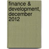 Finance & Development, December 2012 by International Monetary Fund