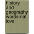 History and Geography Words-Nat Love