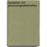 Liquidation Von Personengesellschaften by Johannes Kaufmann