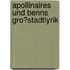 Apollinaires Und Benns Gro�Stadtlyrik
