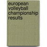 European Volleyball Championship Results door Tomasz Malolepszy