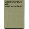 Verallgemeinerung Von Dissonanzreduktion by Cornelia Witt