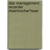 Das Management Rezenter Rheinhochw�Sser door Christopher Alting