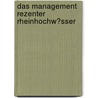 Das Management Rezenter Rheinhochw�Sser by Christopher Alting