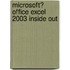 Microsoft� Office Excel 2003 Inside Out