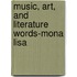 Music, Art, and Literature Words-Mona Lisa