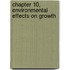 Chapter 10, Environmental Effects on Growth