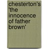 Chesterton's 'The Innocence of Father Brown' door Berit Haberlag