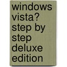 Windows Vista� Step by Step Deluxe Edition door Joyce Cox