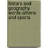 History and Geography Words-Athens and Sparta