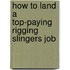 How to Land a Top-Paying Rigging Slingers Job