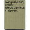 Workplace and Career Words-Earnings Statement by Saddleback Educational Publishing
