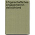 B�Rgerschaftliches Engagement in Deutschland