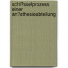 Schl�Sselprozess Einer An�Sthesieabteilung door Matthias Schall