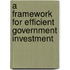 A Framework for Efficient Government Investment