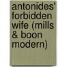 Antonides' Forbidden Wife (Mills & Boon Modern) door Anne McAllister