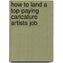 How to Land a Top-Paying Caricature Artists Job