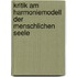 Kritik Am Harmoniemodell Der Menschlichen Seele