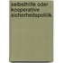 Selbsthilfe Oder Kooperative Sicherheitspolitik