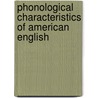 Phonological Characteristics of American English door Eva Neubert