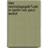 Das Reichstagsgeb�Ude in Berlin Von Paul Wallot