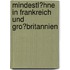 Mindestl�Hne in Frankreich Und Gro�Britannien