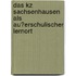 Das Kz Sachsenhausen Als Au�Erschulischer Lernort