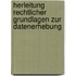 Herleitung Rechtlicher Grundlagen Zur Datenerhebung