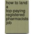 How to Land a Top-Paying Registered Pharmacists Job