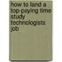 How to Land a Top-Paying Time Study Technologists Job