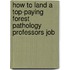 How to Land a Top-Paying Forest Pathology Professors Job